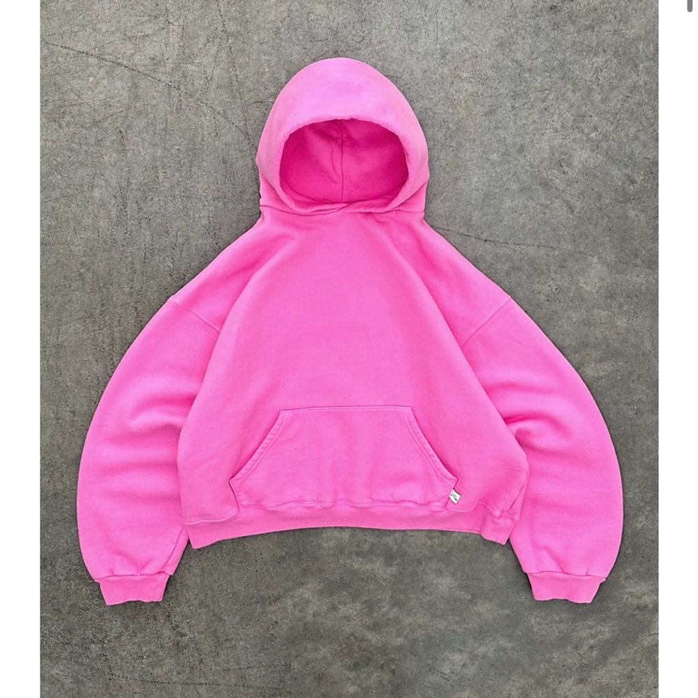 pink akimbo club hoodie, size L.